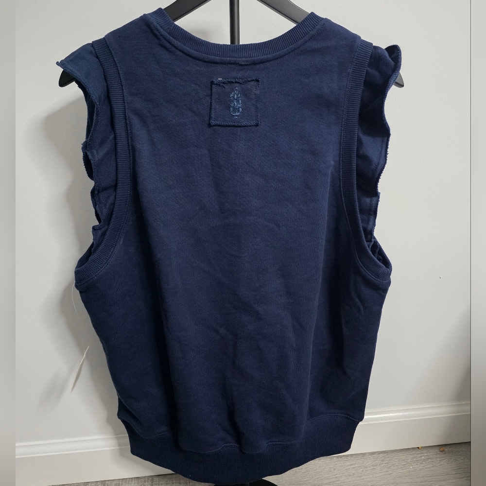 NWT FP Movement By Free People Women's Sleeveless Navy Top- Size Small - Picture 2 of 4